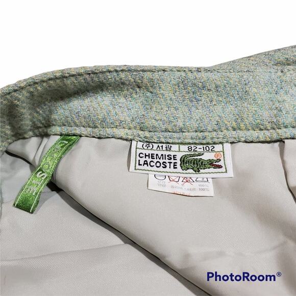 Lacoste Green Button-Front Skirt - Picture 6 of 11